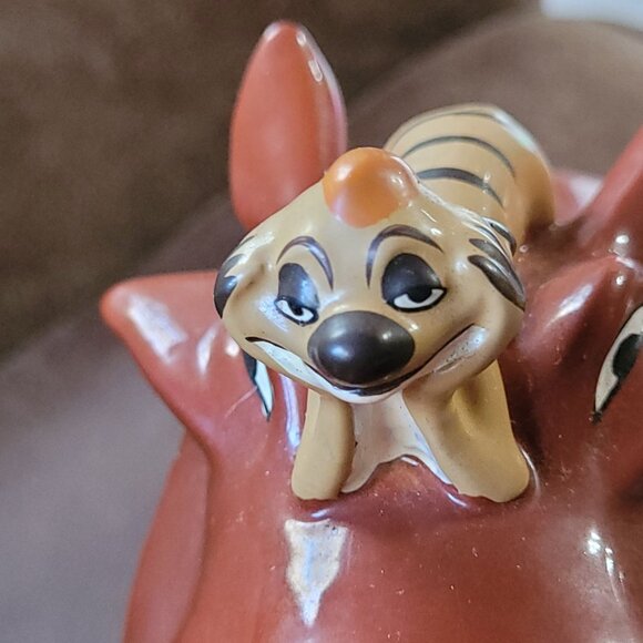Pumbaa and Timon Music Box The Lion King Hakuna Matara Schmid 1994 Box Vintage - Picture 6 of 7